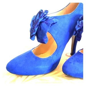 MoJo Moxy-New Royal Blue Suede Shoe 7.5